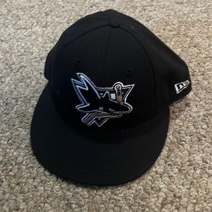 Vintage San Jose Sharks New Era 59Fifty Cap, size 7-1/4 Low Profile